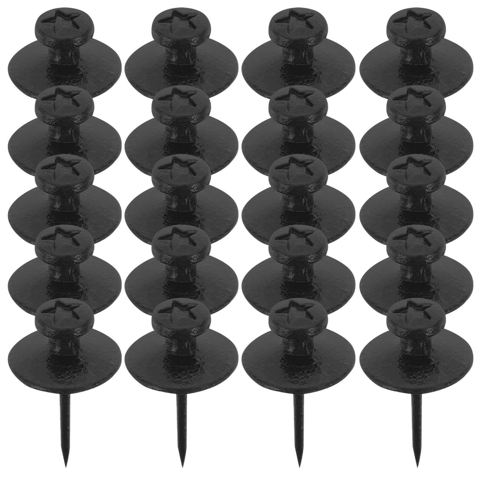 30Pcs 별 모양의 푸시핀 플랫 탑 압정 다기능 사무실 책상 액세서리 게시판 지도 마커 사진 벽