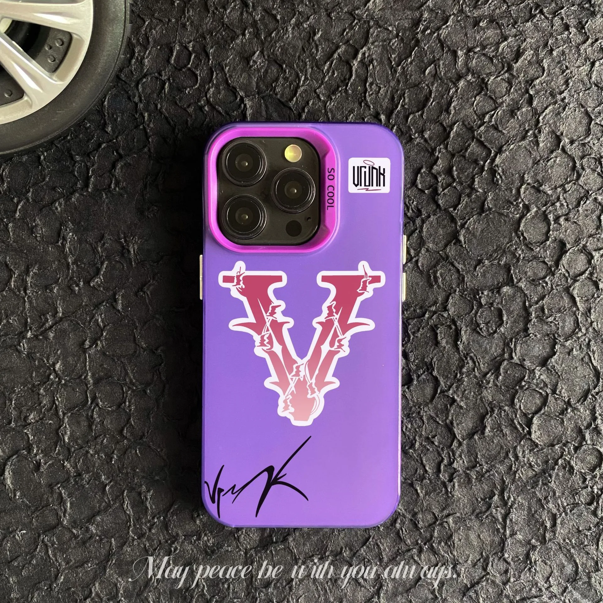 Chic Pink V-VrunkS Phone Case - Stylish Fashion Statement Cover