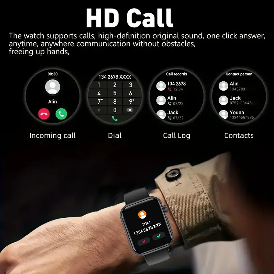 Smart Watch, for Men and Women (Answering/Making Calls) Fitness Tracker, More than 120 Sports Modes, Sleep Monitoring, Pedometer 6