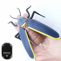 RC Animal Realistic Glowworm Remote Control Firefly Insect Vehicle Car Electric Scary Toy Halloween Pranks Joke Kids Adult Gifts 1