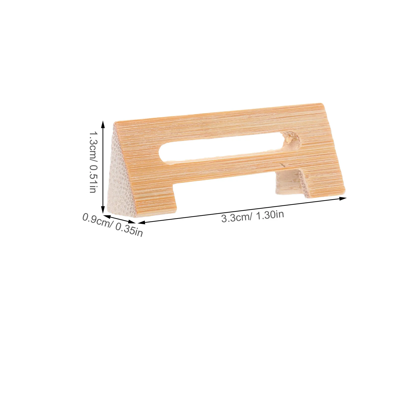 5개입 산시안 브리지, 속이 빈 디자인의 오래된 대나무 수제 전문 중국 악기 브리지, 정통 음색과 공명을 위한 민속 악기용