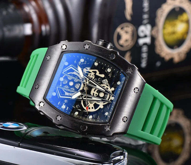 2022 Men's Watch RM Luxury Watches Casual Automatic Calendar Men's Watch Sports Quartz Chronograph 