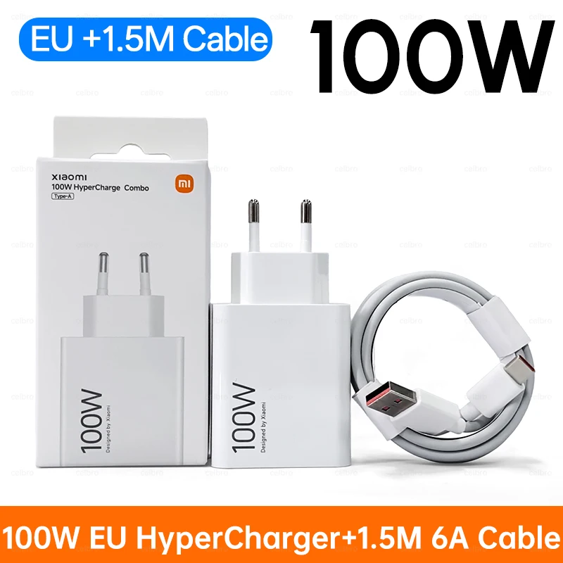 ตัวเลือกสินค้า อะแดปเตอร์ชาร์จเร็ว 100W แท้ Xiaomi สำหรับมือถือหลายรุ่น