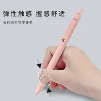 Retro Morandi Retractable Gel ink Ballpoint Pen,Extra Fine Point Black ink Smooth Writing Quick Dry Japan Mikuni ink Refills 2