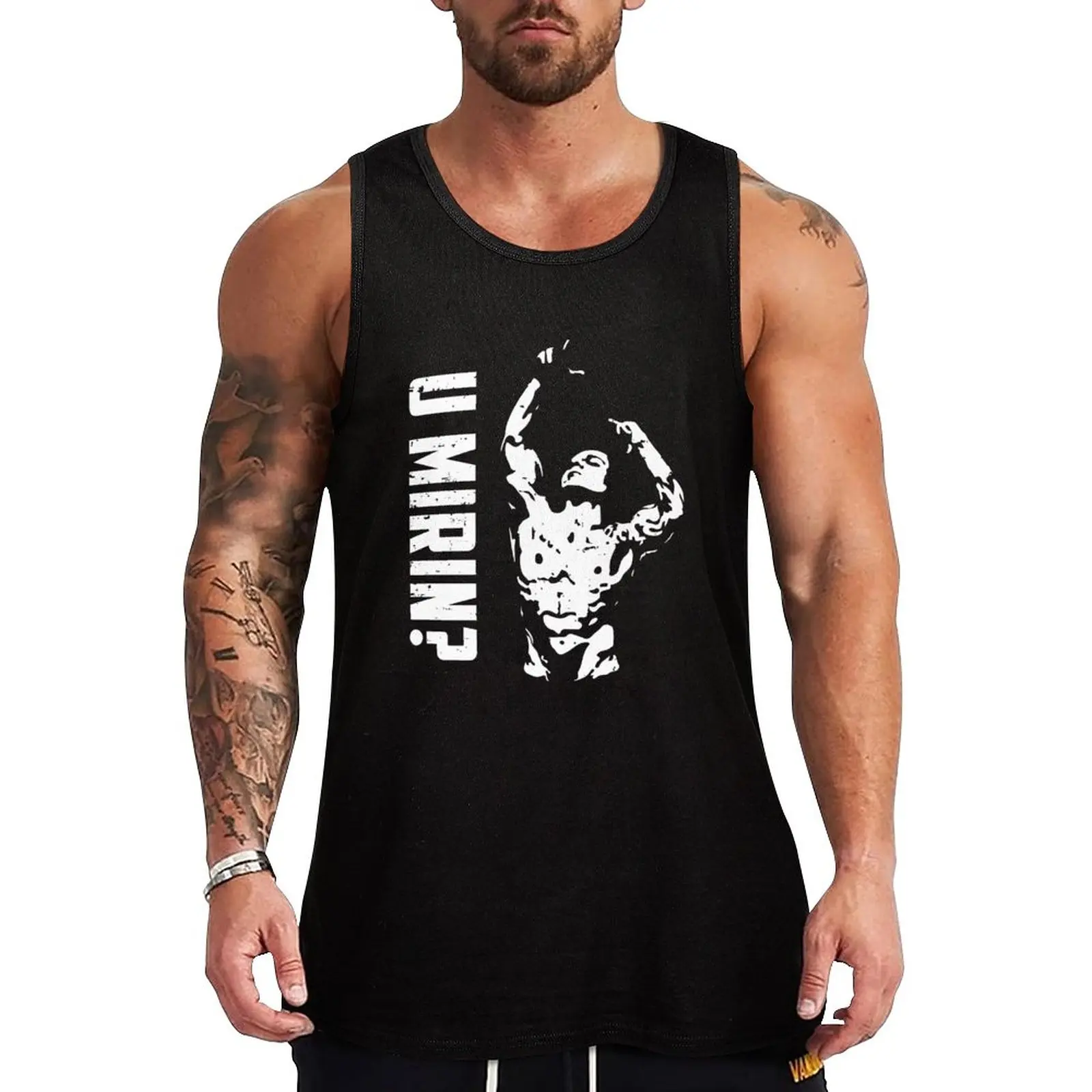 

New U Mirin | Zyzz (Black) Tank Top men gym Man clothes for gym