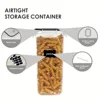 Kitchen Food Storage 7pcs-set Container BPA FREE Cereal Candy Storage Boxes Jar with 10stickers and Pen 4