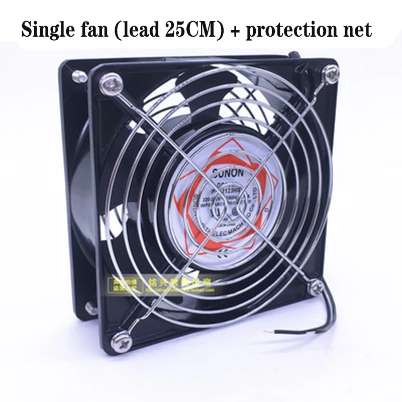 Ventilador de Refrigeração Industrial Dp200a 12cm 110*38 mm da Exaustão do Chassi do Armário da Soldadura 220v 240v 380v 120 v Novo - Imagem 2