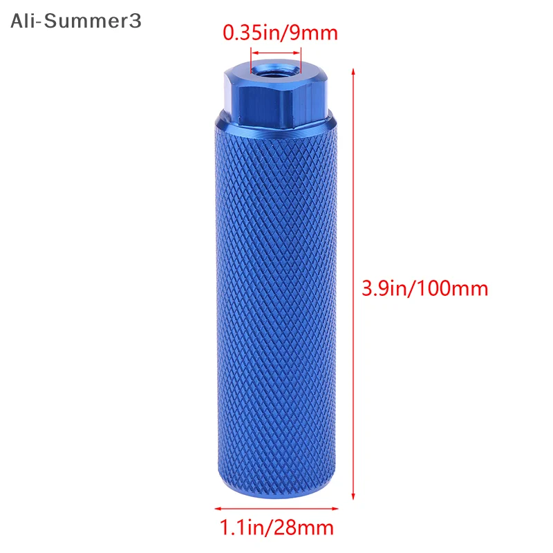 1Pcs Legierung Fuß Stunt Peg Für BMX Bike Fit 3 8 Zoll Achsen Fahrrad Pegs Anti Skid Blei Rest Pegs fahrrad Zubehör – Detail 10
