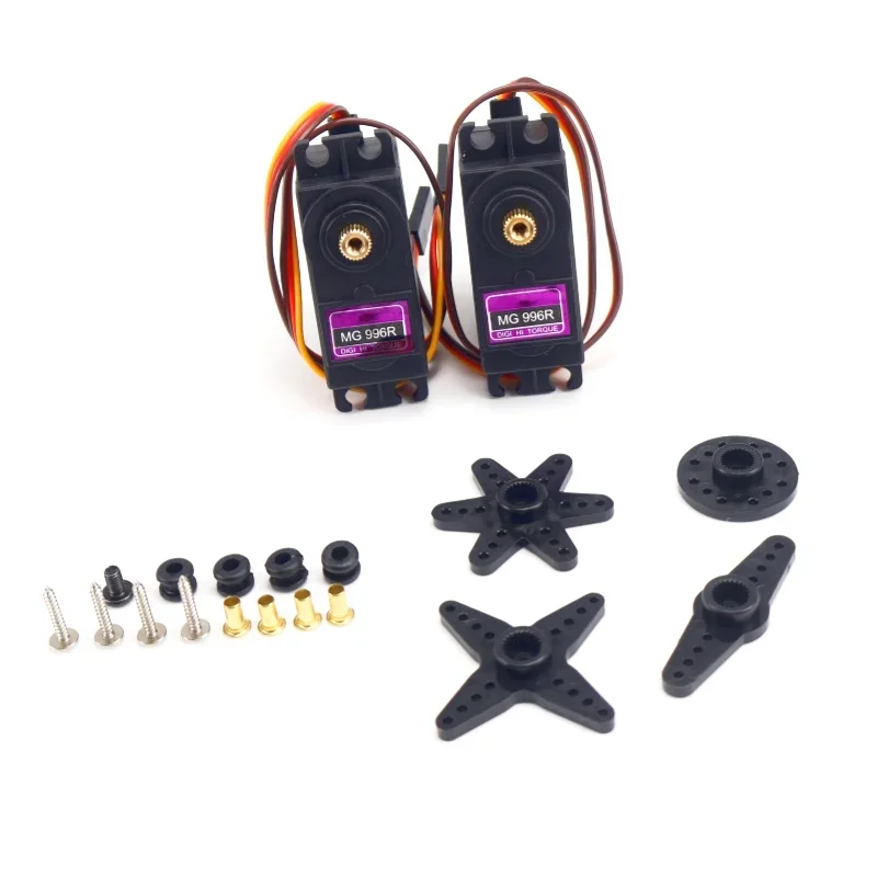 Servo MG996R 11kg RC - 1 ou 2 pièces - Haute vitesse pour avion/voiture