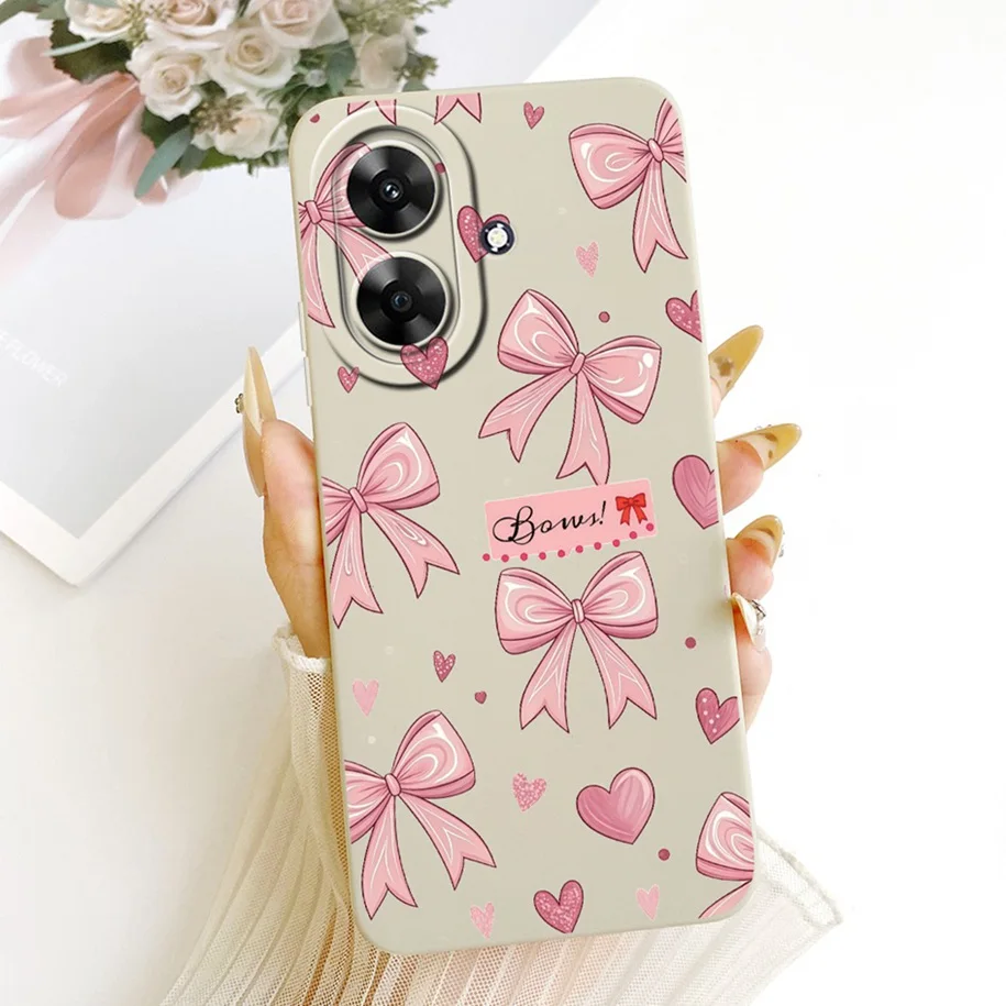 Fashion Flower Pretty Girls Soft Silicone Phone Cover