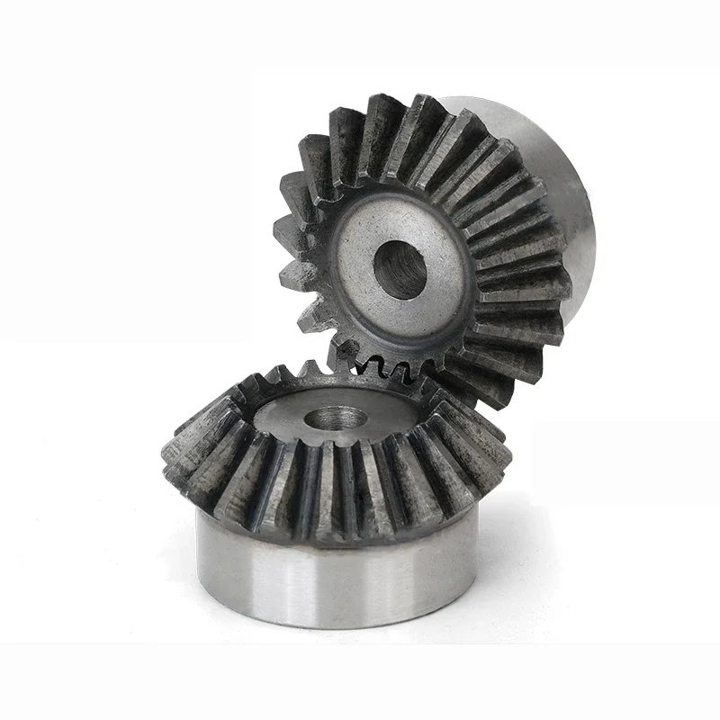 1PCS Bevel Gear 2M 1:1 15T 16T 17T 18T 19T 20T 21T ~ 30T Gear 90 Degrees Meshing Angle Steel Gears 45# Carbon Steel Rough Hole