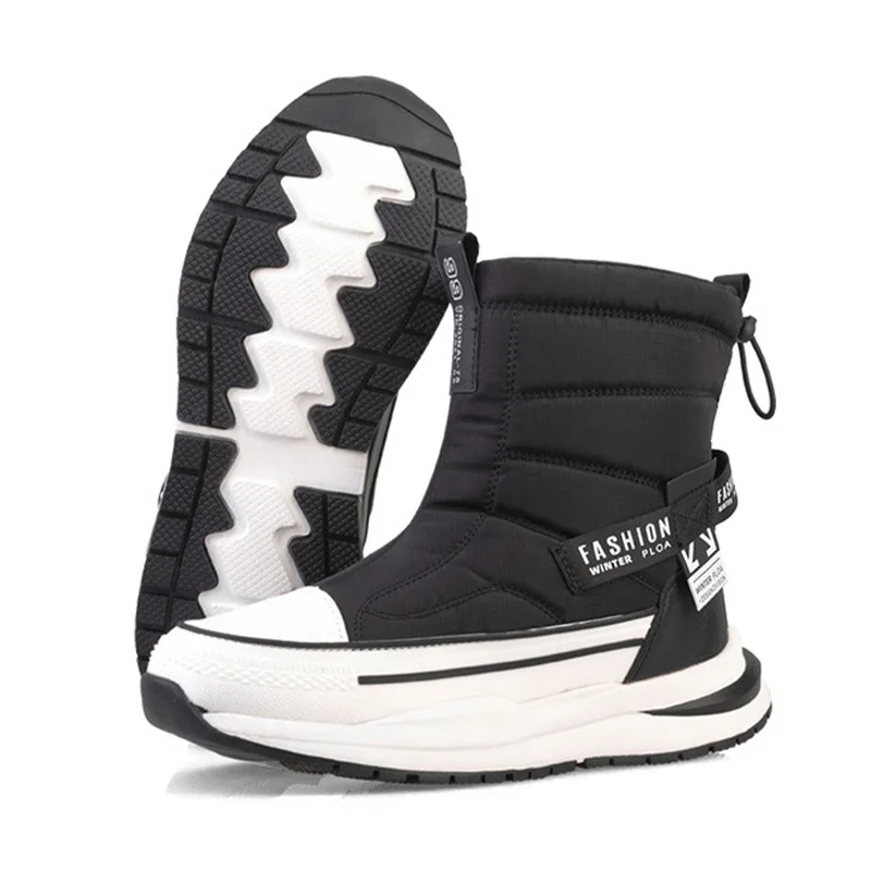 Woman Snow Boot Waterproof Woman Winter Boots Shoes Warm Sneakers Ankle Boots Man Winter Shoes Anti-Skid Plush Botas Big Size