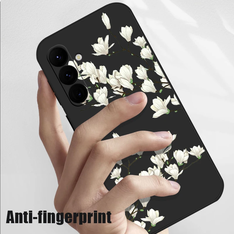 Magnolia Blossom Silicone Phone Case