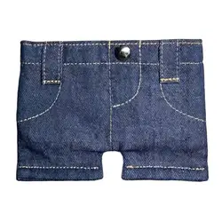 Compact Retro Denim - Inspired Wallets: Foldable Mini Card Holder & Change Purse (1pc)
