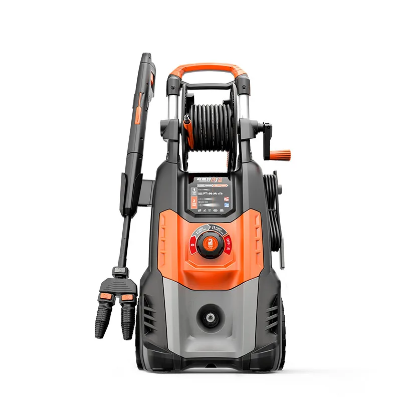 

High-pressure 2800W Household Car Wash Water Gun Water Pump Automatic High-power Washing Machine Dual-engine Gun Head
