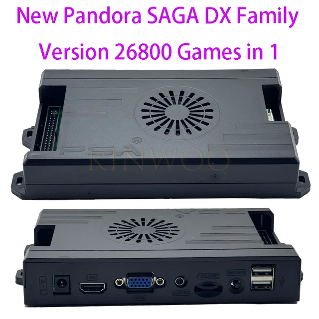 Pandora Saga DX Plus Arcade Box Console, carte mère, jeux en 1, carte familiale, armoire de jeu rétro, prise en charge Jamma, HDMI, VGA, 3P4P, 26800 jeux 1