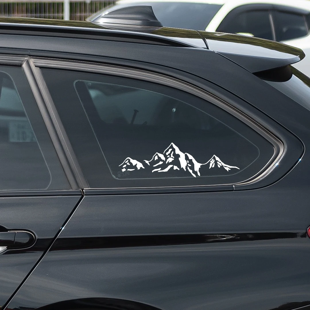Mountain Die-Cut Vinyl Decal Car Sticker Waterproof Auto Decors Car Body Bumper Rear Window Laptop Stickerscustomized wall stickers window stickers