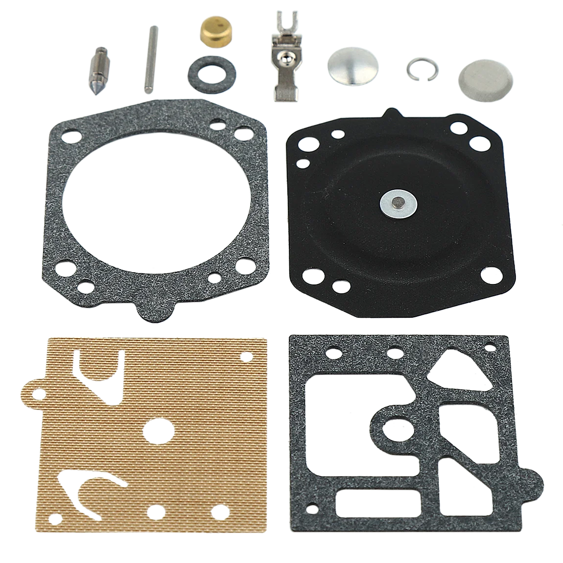 Chainsaw Parts Kit Carburetor Diaphragms Set Primer Bulb Check Valve Kit Throttle Governor Parts Carburetor Repair Rebuild Kit Fit Husqvarna 351 350 346 359 359 EPA 357 357XP ECHO CS5000 CS5500 CS6700 CS8000 Walbro K22-HDA