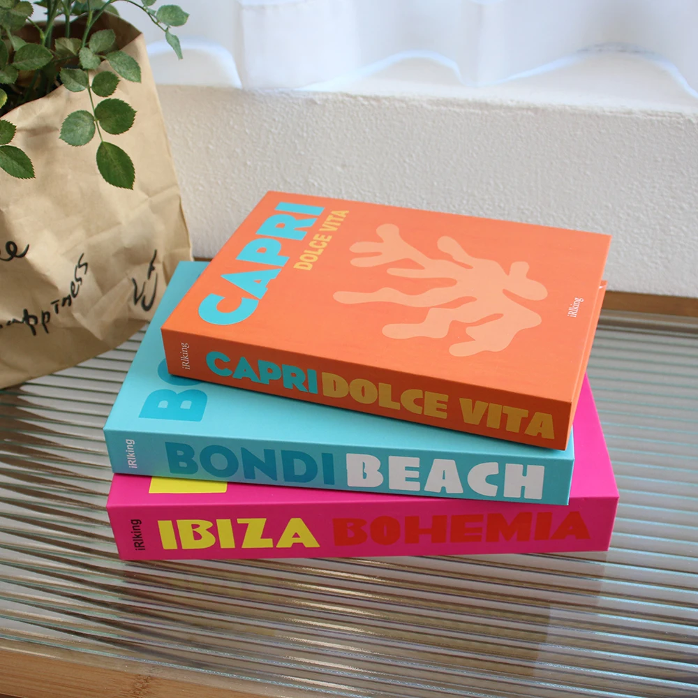 Set of 3 Decorative Faux Books for Home and Coffee Table Decor, Available in Various Sizes