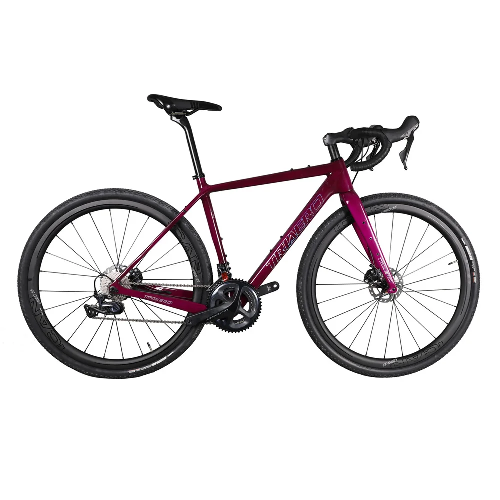 

Full Carbon Gravel Bike Disc Brake Bicycle FORCE 22 Flat Mount 140mm Thru Axle 12*142mm 700 x 38C Tire