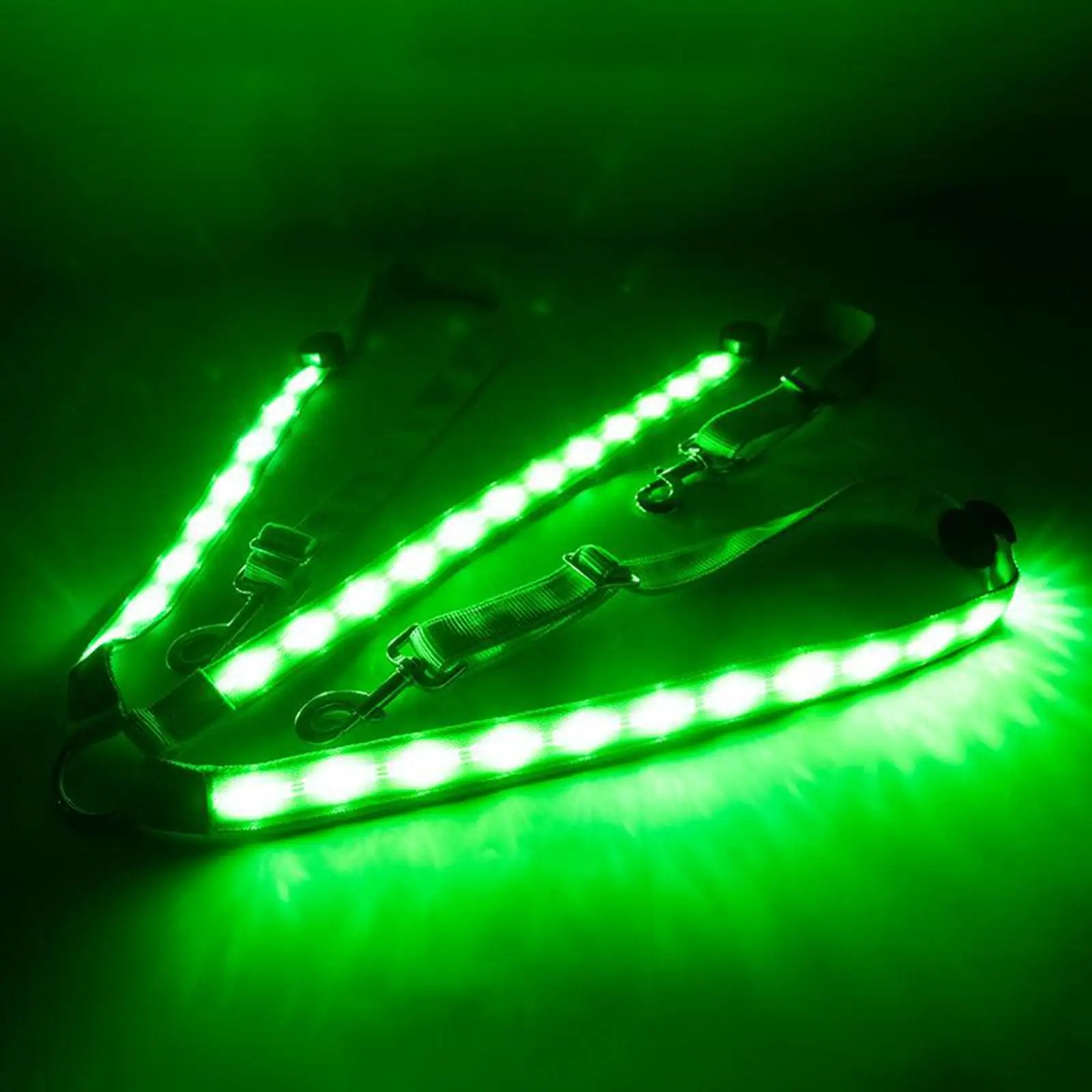 LED Horse Collar Chest Breastplate Harness Neon Lights for Riding