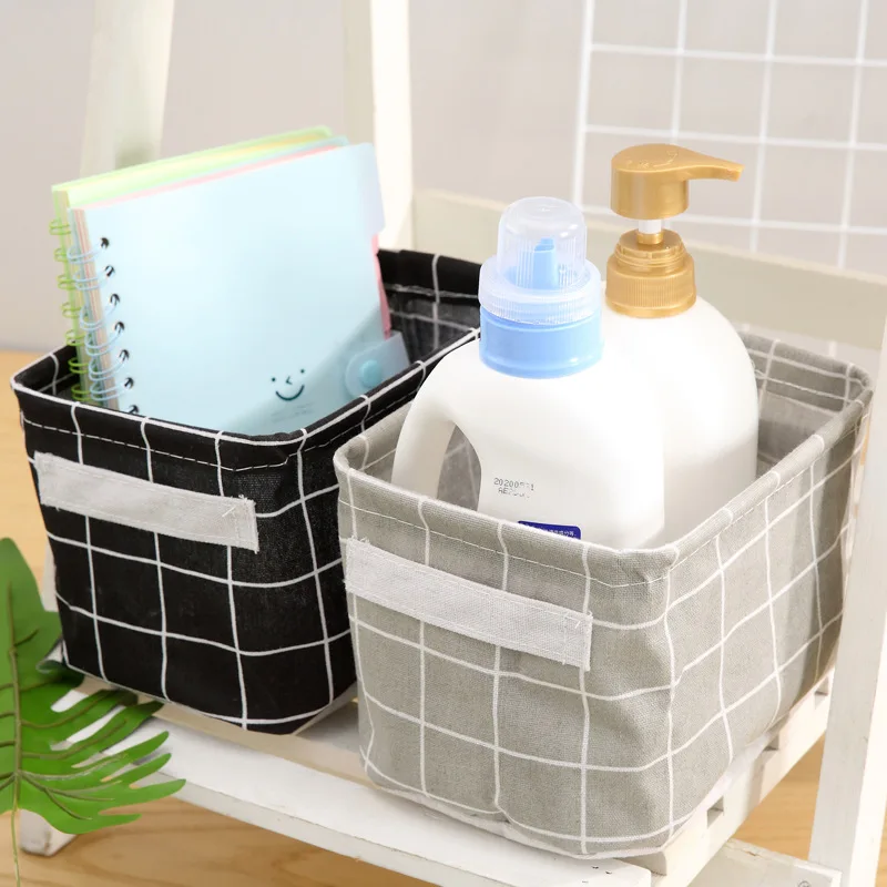 Cotton Linen Dirty Laundry Basket Foldable Round Waterproof Organizer Bucket Clothing Children Toy Large Capacity Storage Home