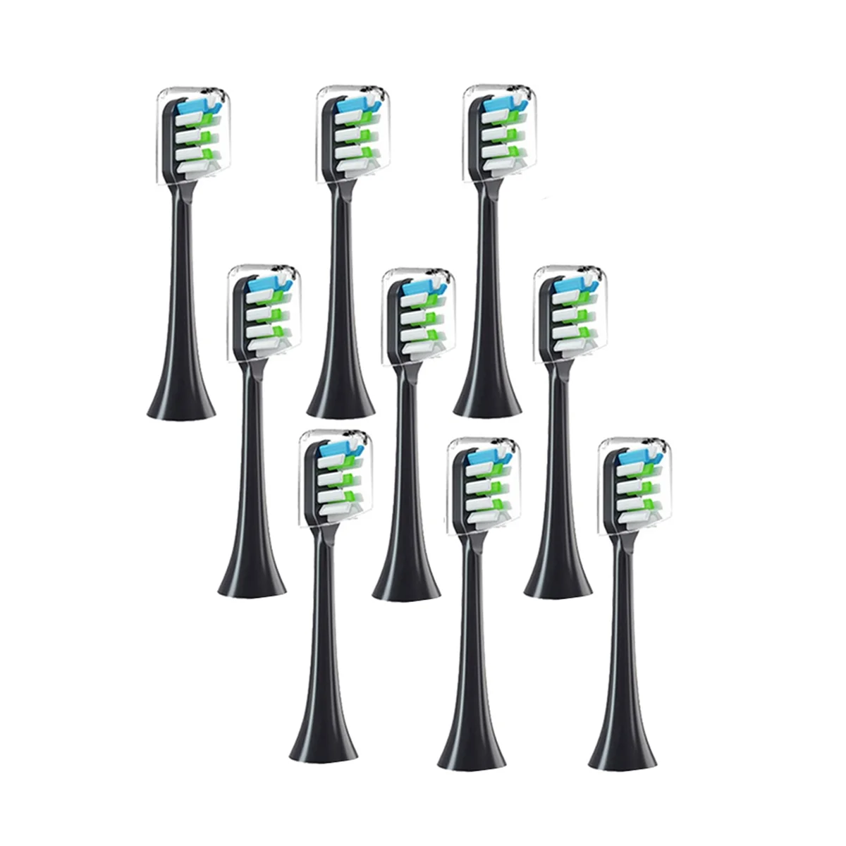 

9PCS Replacement Brush Heads for SOOCAS V1 V2 X3 X3U X5 D2 D3 SOOCARE Sonic Electric Toothbrush Head Soft Bristle,A
