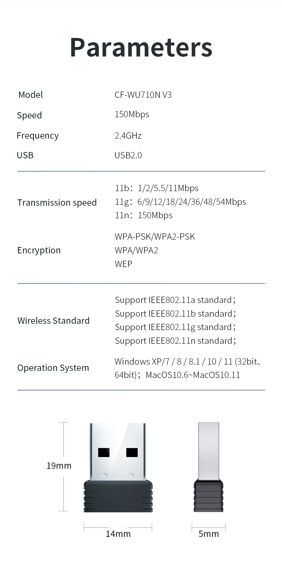 Como Saber Si Mi Ip Esta Siendo Rastreada Stock!comfast Rtl8188eus Mini Usb Wi-fi Adapter 2.4g Wifi Dongle 150mbps  802.11b/g/nemitter Wi Fi Receiver Network Card Antenna - Network Cards -  AliExpress