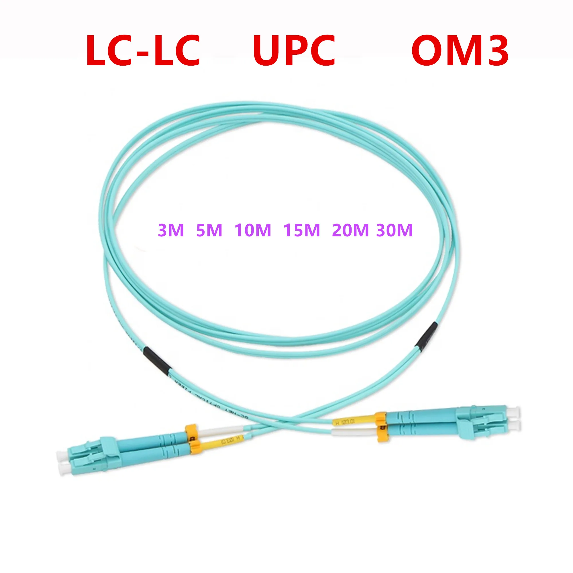 

Optical fiber line/LC-LC OM3 UPC Multimode Duplex 2.0mm Fiber Patch Cable LC