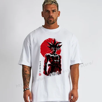 Anime Janpan Tshirt Dragon- Balls T Shirts Men's T-Shirt Classic Man Clothes Harajuku Graphic Summer Tops Tees Oversized t shirt