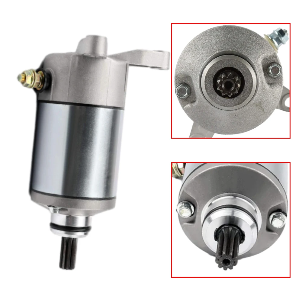 Starter Motor Set Starter Motor 9 Teeth for Suzuki SV400 SV650 1999-2010 DL650 V-Strom 2004-2010 31100-19F00 31100-48E00