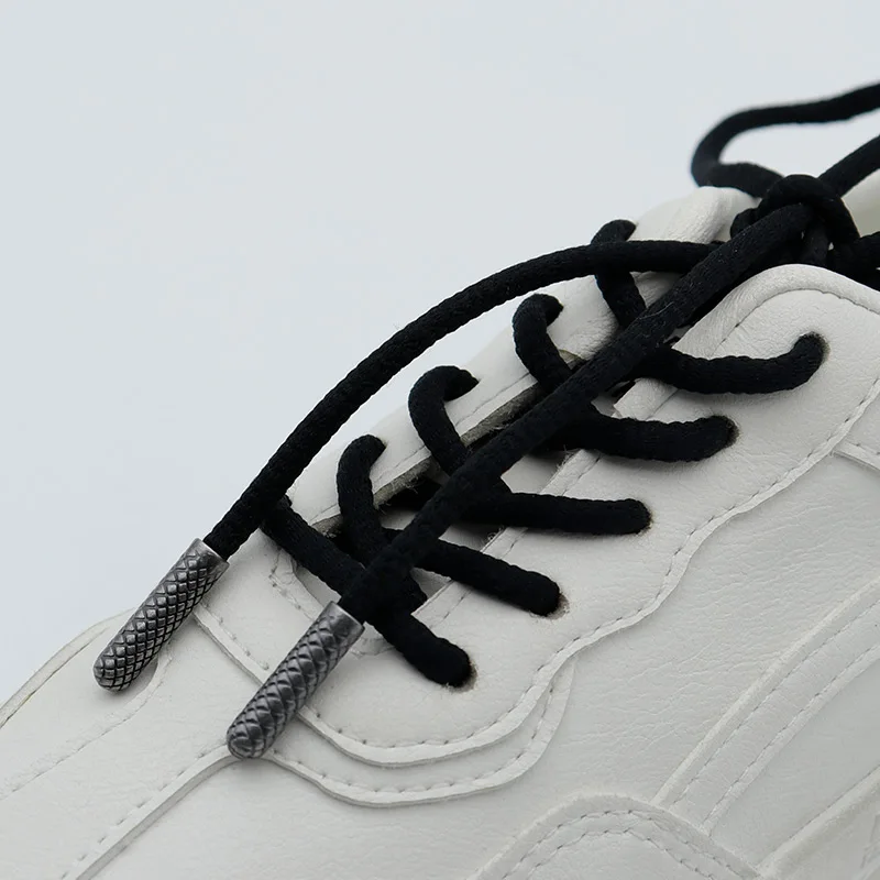 Weiou Lace Tips Sporting String Decoration 22.3CM*5.6MM Oil Swarthy Black Sneaker Metal Heads Zinc Alloy Rope Aglets Wholesale | Обувь
