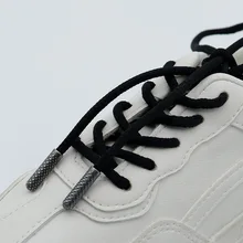 

Weiou Lace Tips Sporting String Decoration 22.3CM*5.6MM Oil Swarthy Black Sneaker Metal Heads Zinc Alloy Rope Aglets Wholesale