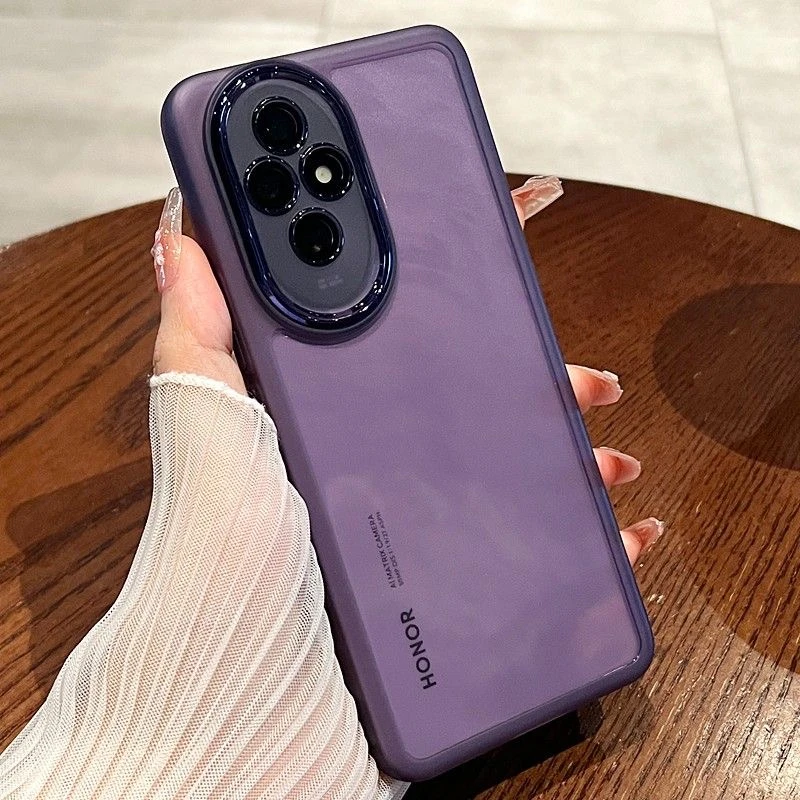 Transparent TPU Silicone Protective Case with Camera Bumper