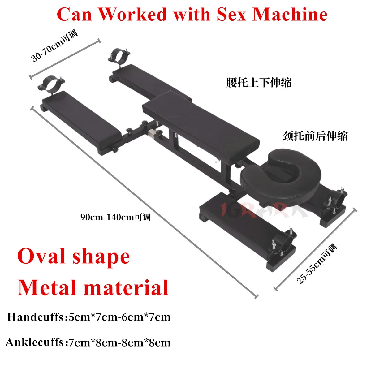 Large K9 Kneeling Frame Sex Furniture Chairs Automatic Sex Machine Vibrators Slave BDSM Bondage Toys for Couples Adult Games