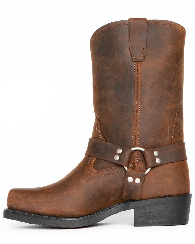 Western Cowboy Laarzen Heren Laarzen Square Toe PU Leren