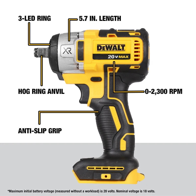 강력한 성능과 편리한 사용성의 Dewalt 무선 임팩트 렌치
