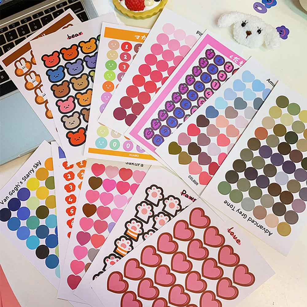 Sticker Sheets - Kiss cut and printed with your designs, finished as sheets.