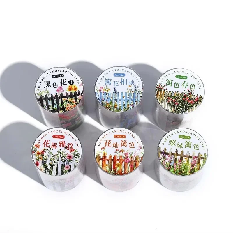 1Roll Handbook Material Loop PET Tape Hedgerow Garden Landscaping Stickers Fasteners Adhesives Scrapbook cut 50mm*2m 4