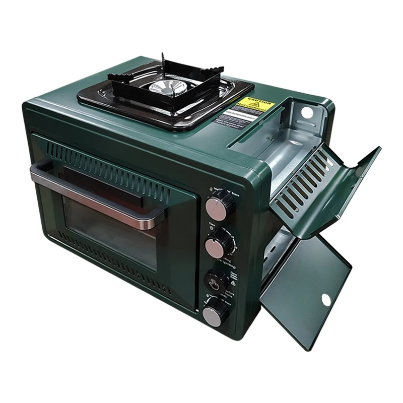 Professional outdoor BBQ gas oven mini household kitchen appliances Camping gas toaster oven 4