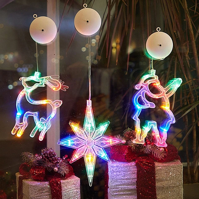 Lumière LED de Noël pour la décoration de la maison, lampe à