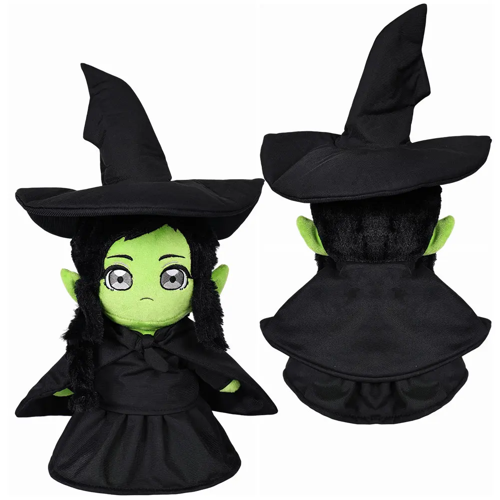 Plush Toy Wicked Witch Elphaba Glinda Cosplay Cartoon Soft Stuffed Mascot Costume