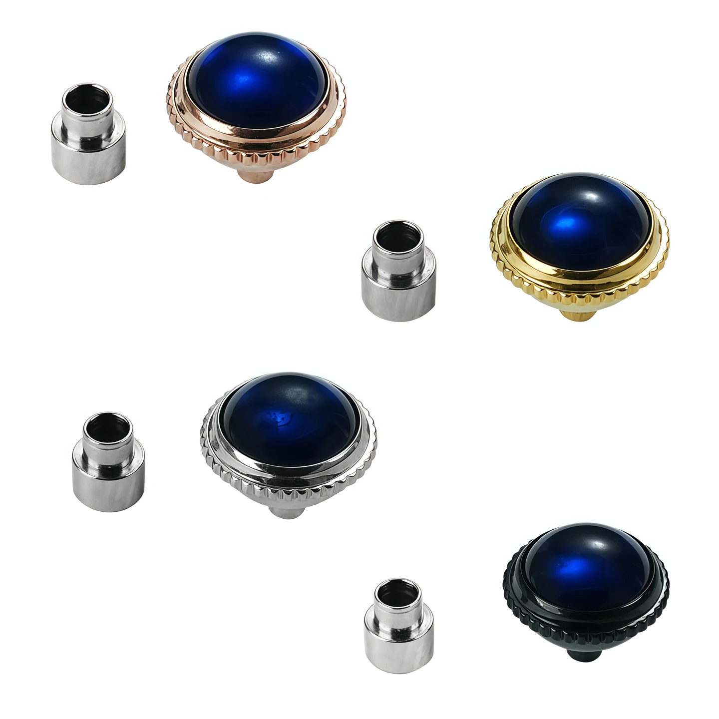 Stainless Steel Replacement Watch Crown for Ballon Bleu de Cartier