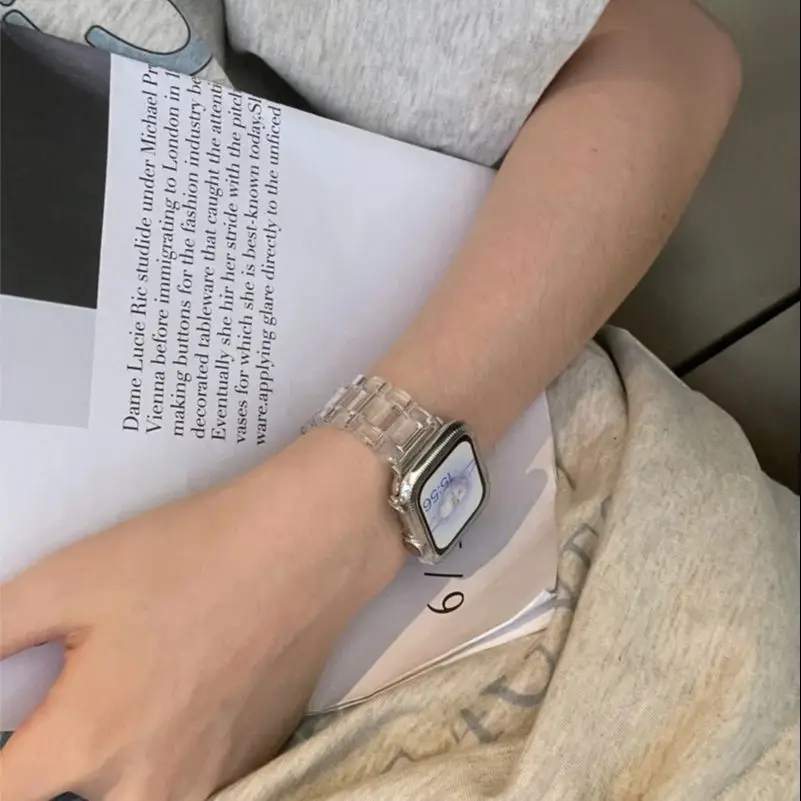 Colorful Transparent Watch Strap - Vibrant Bracelet Accessory