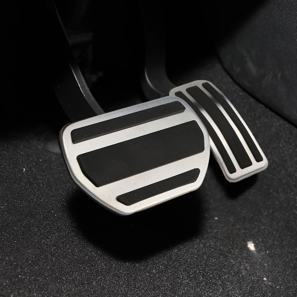 Pédales Voiture Aluminium Pour Peugeot 207, 308, Citroën C3, C4, DS3... - Couvre-pédales Antidérapants | AT/MT Selon Modèle