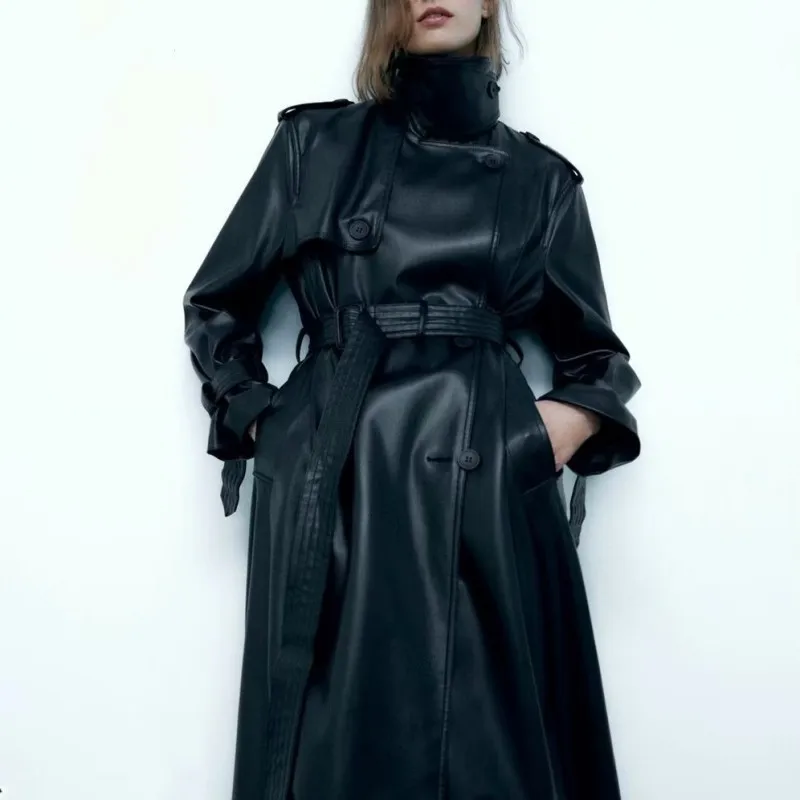 spring-autumn-oversized-cool-black-long-leather-trench-coat-for-women-belt-long-sleeve-loose-european-fashion-2024