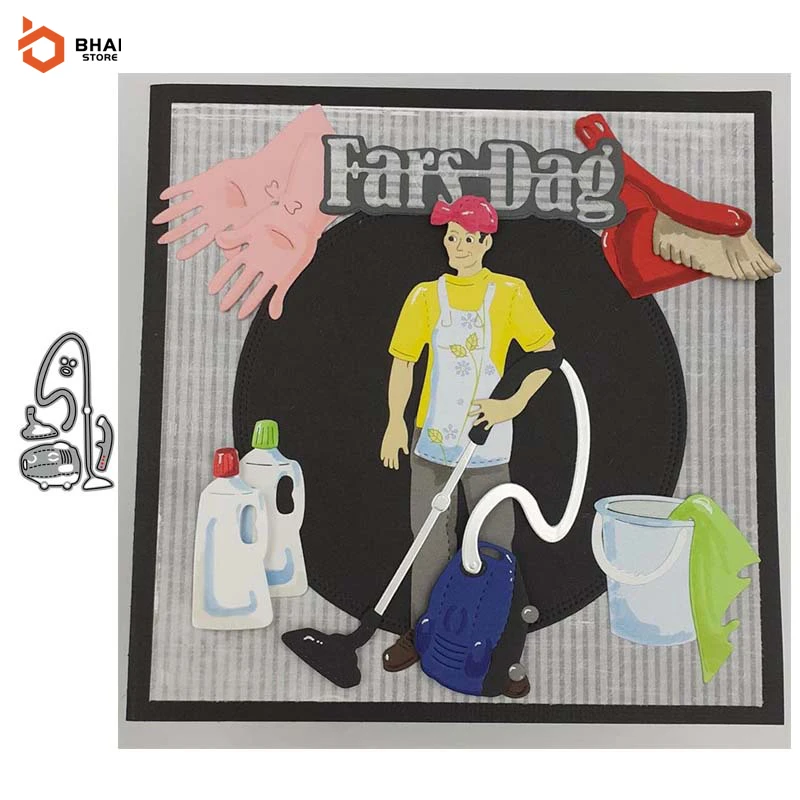 

Vacuum Cleaner Crafts Die New Arrival 2022 Metal Cutting Dies Scrapbooking Embossing Paper Card Making Stencils for Decor