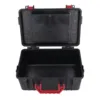 Black Multifunctional Hardware Tool Box Portable Plastic Storage Box for Parts Organization 1