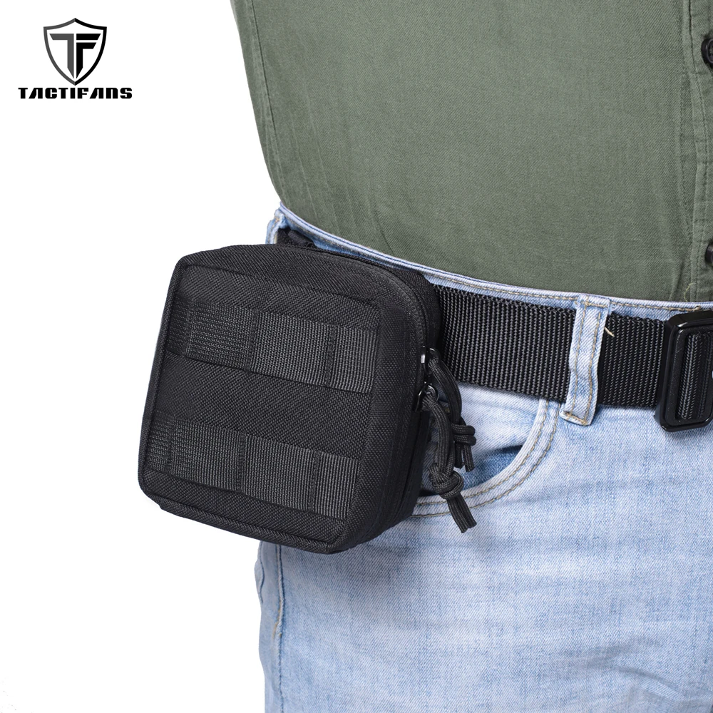 Marsupio Tattico Da Cintura In Nylon Piccolo | Portafoglio Portachiavi EDC Per Caccia E Trekking