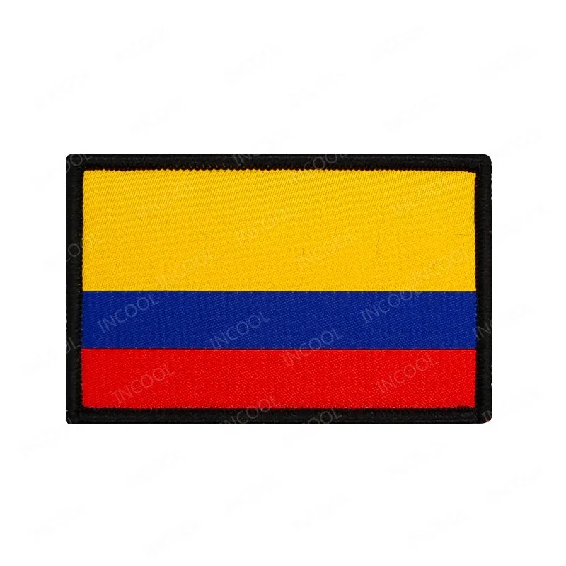 Toppa Ricamata Bandiera Del Perù – Termoadesiva E Da Cucire 9x6 Cm – Personalizza Jeans E Giacche